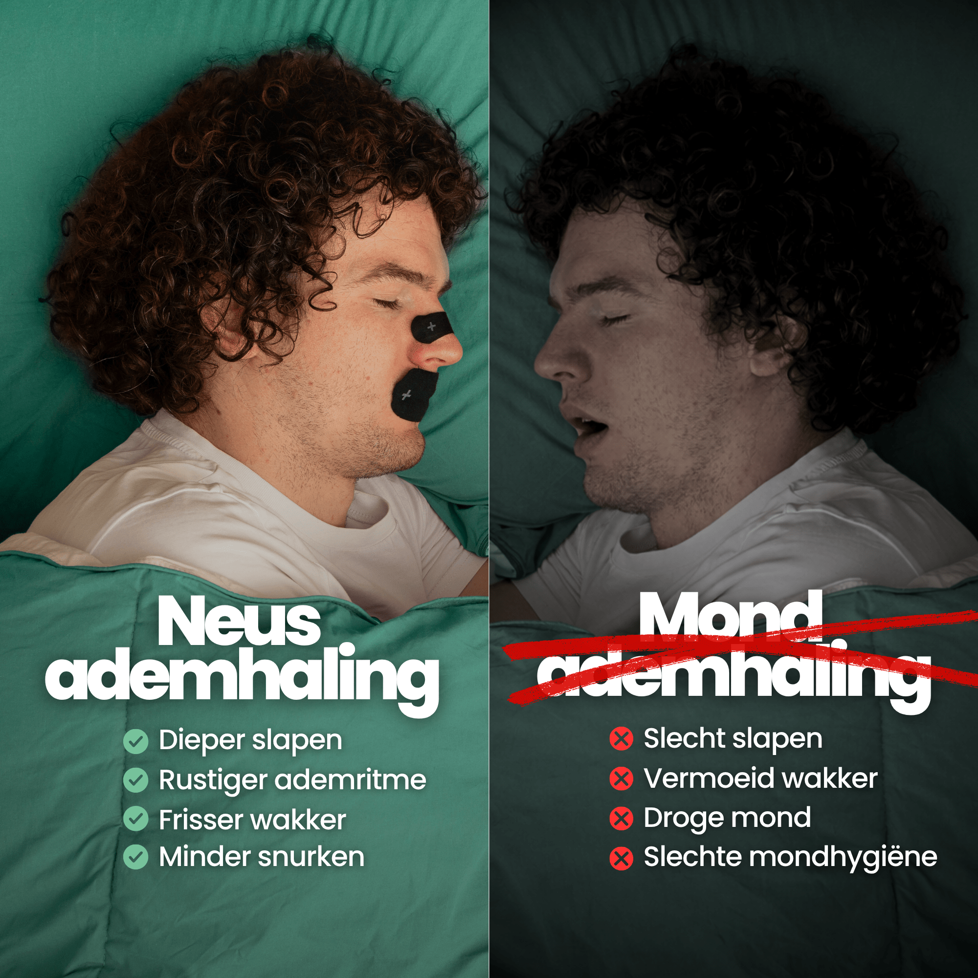 HRSTL+ Sleep Combideal - Mondtape & Neusstrips - HRSTL+