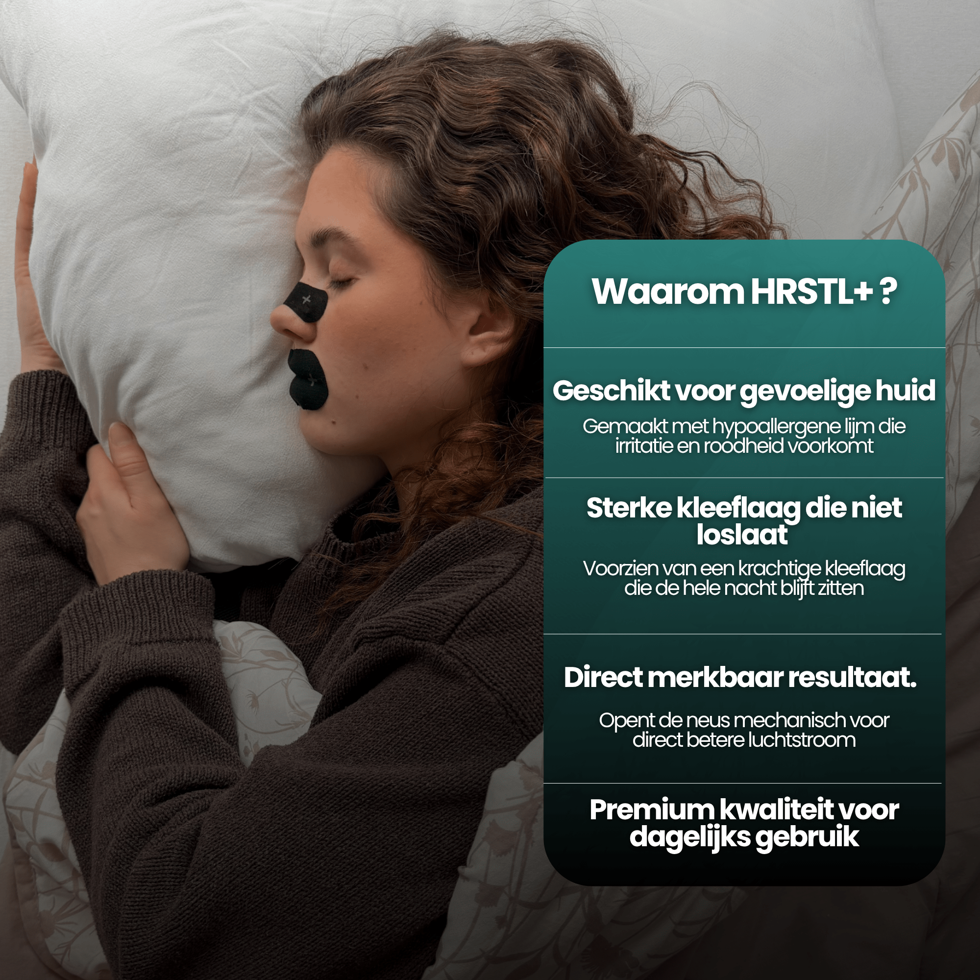 HRSTL+ Sleep Combideal - Mondtape & Neusstrips - HRSTL+