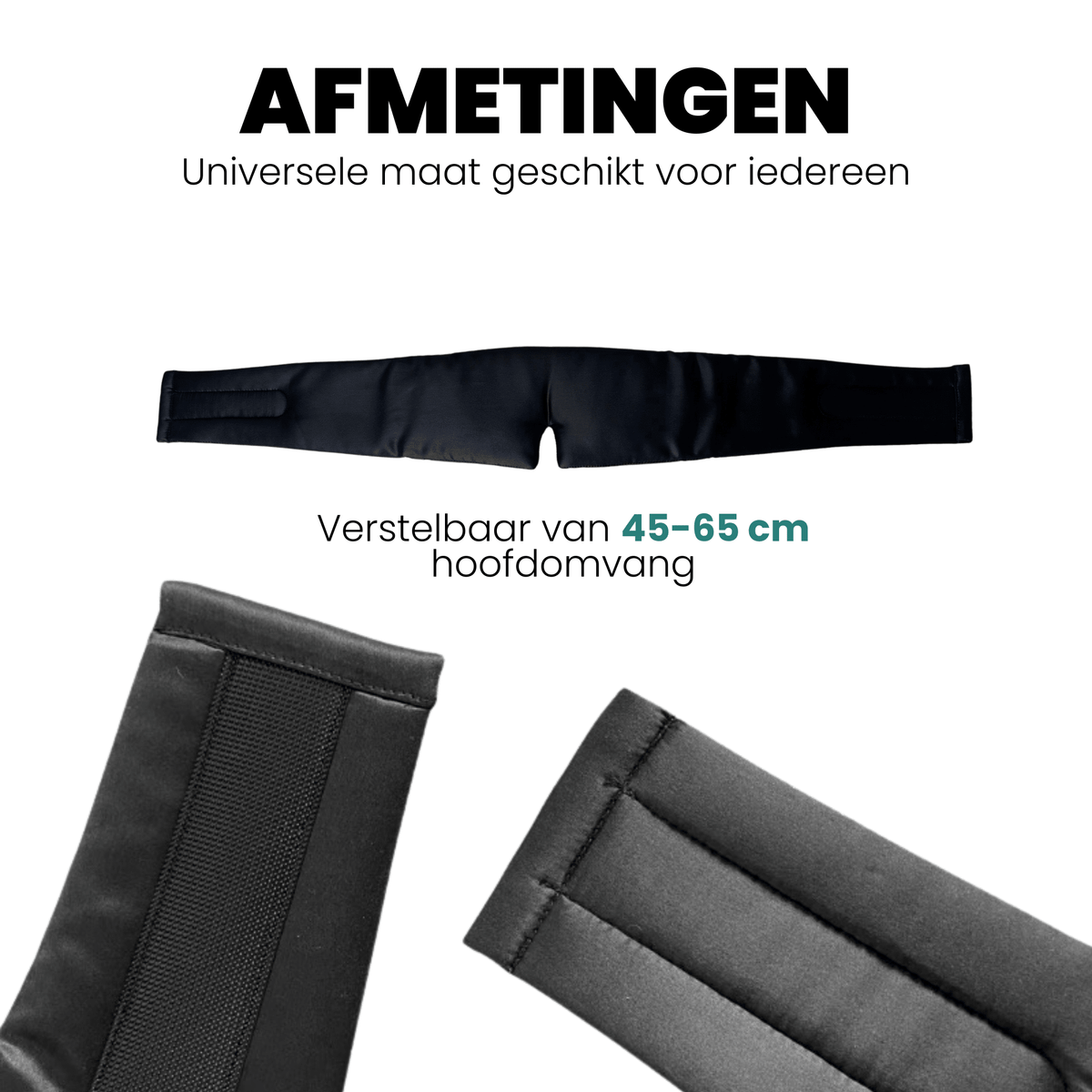 3D Zijden Slaapmasker - 100% Verduisterend - HRSTL+