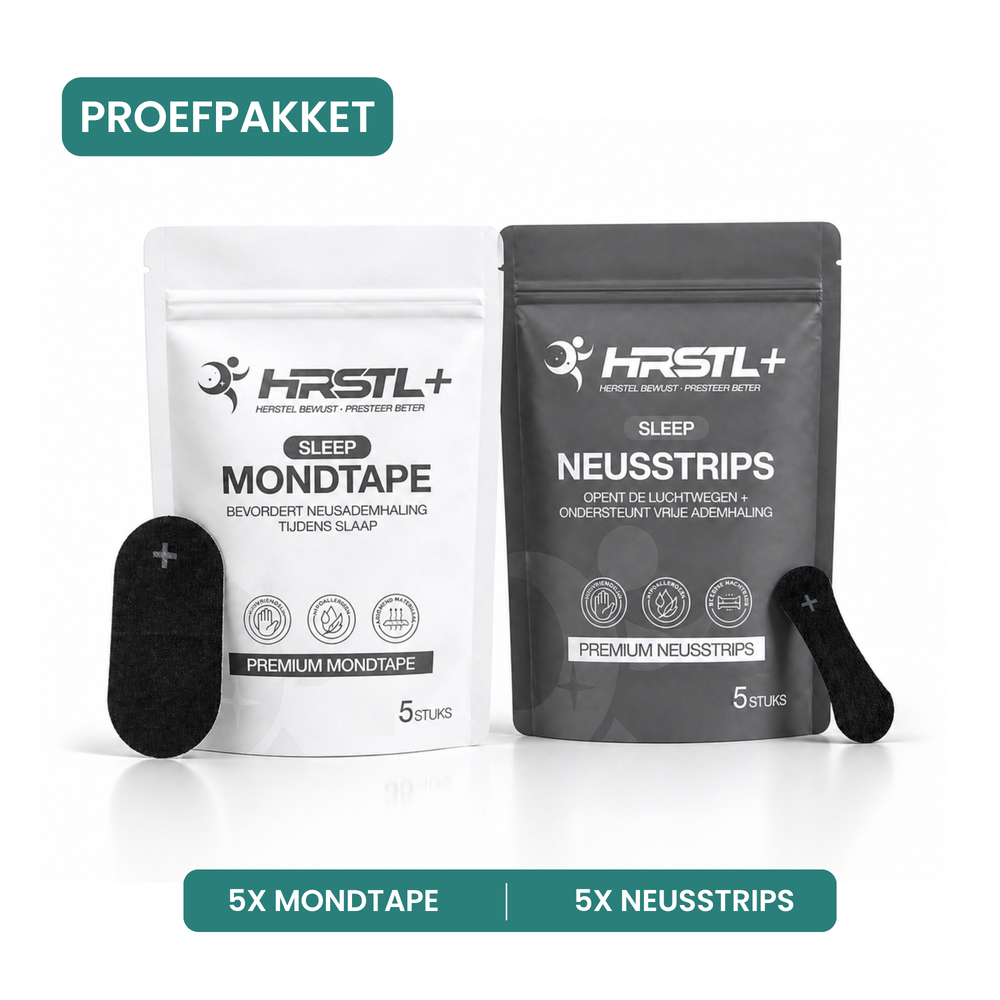 Proefpakket - 5 Neusstrips & 5 Mondtapes