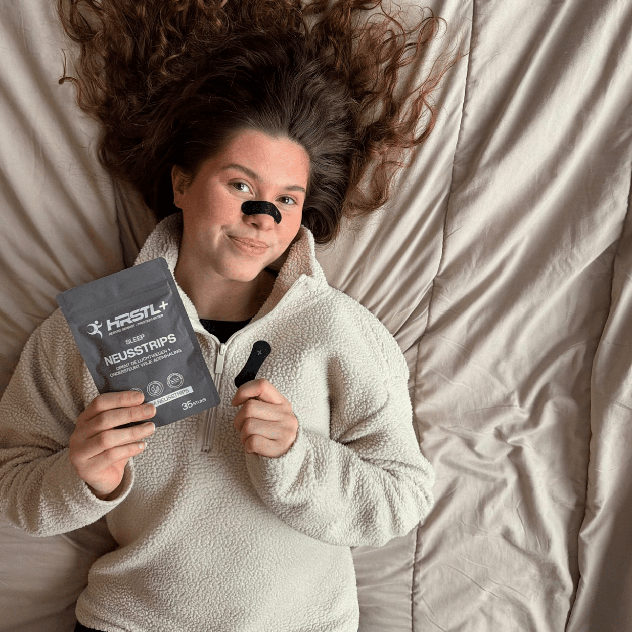 HRSTL+ Neusstrips | Minder Snurken, Dieper Slapen | 35 Stuks - HRSTL+
