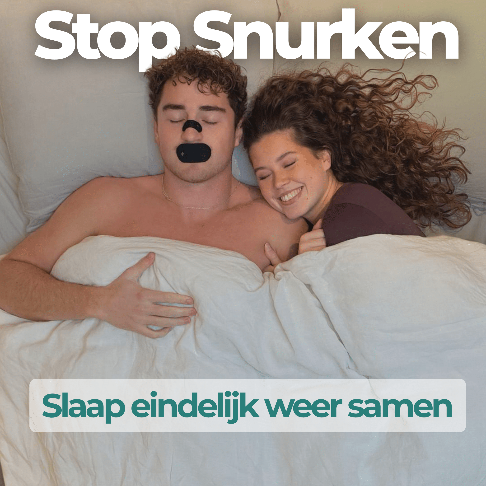 HRSTL+ Neusstrips + Mondtape Combideal – Stop Snurken & Adem Beter tijdens Slaap – SLEEP - HRSTL+