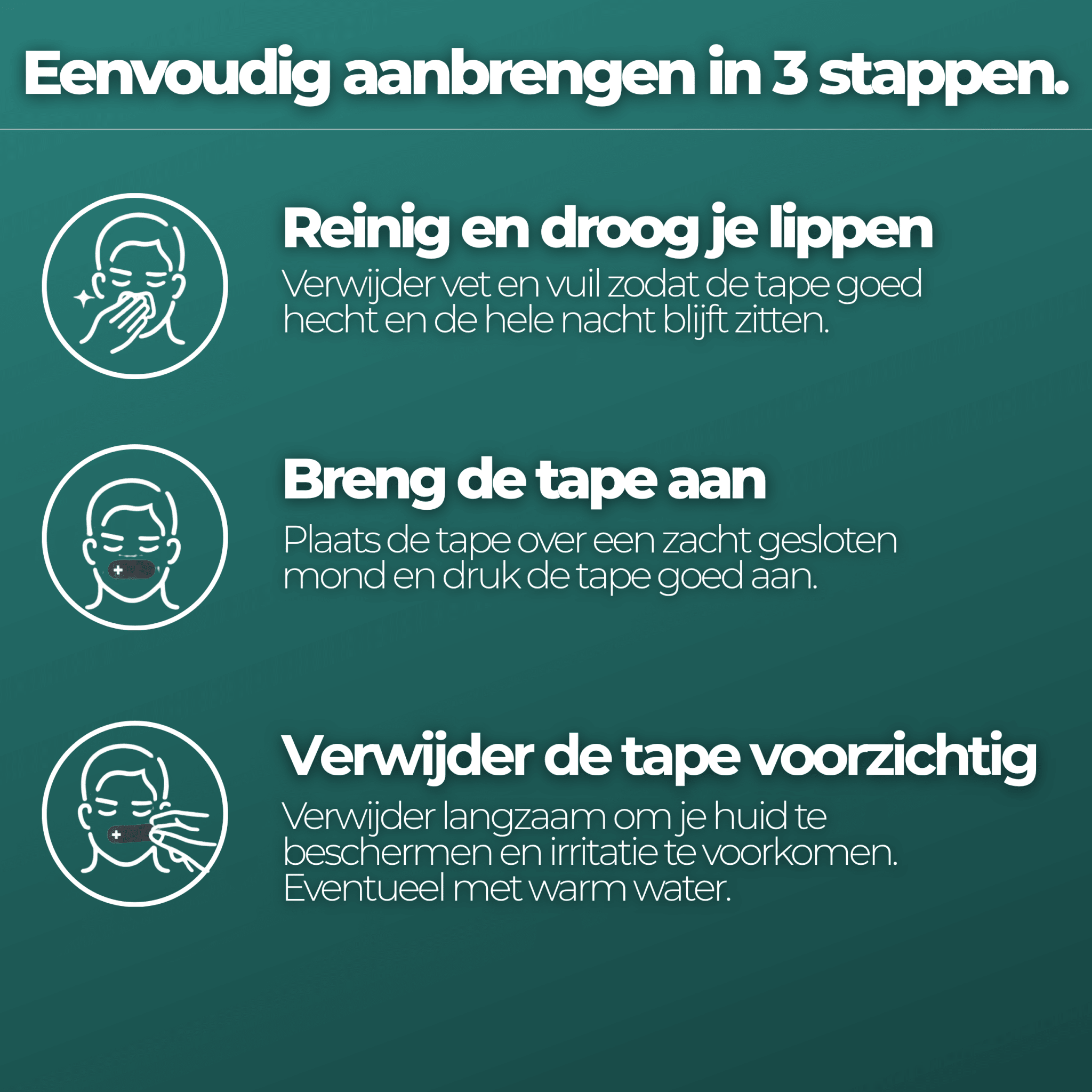 HRSTL+ Neusstrips + Mondtape Combideal – Stop Snurken & Adem Beter tijdens Slaap – SLEEP - HRSTL+