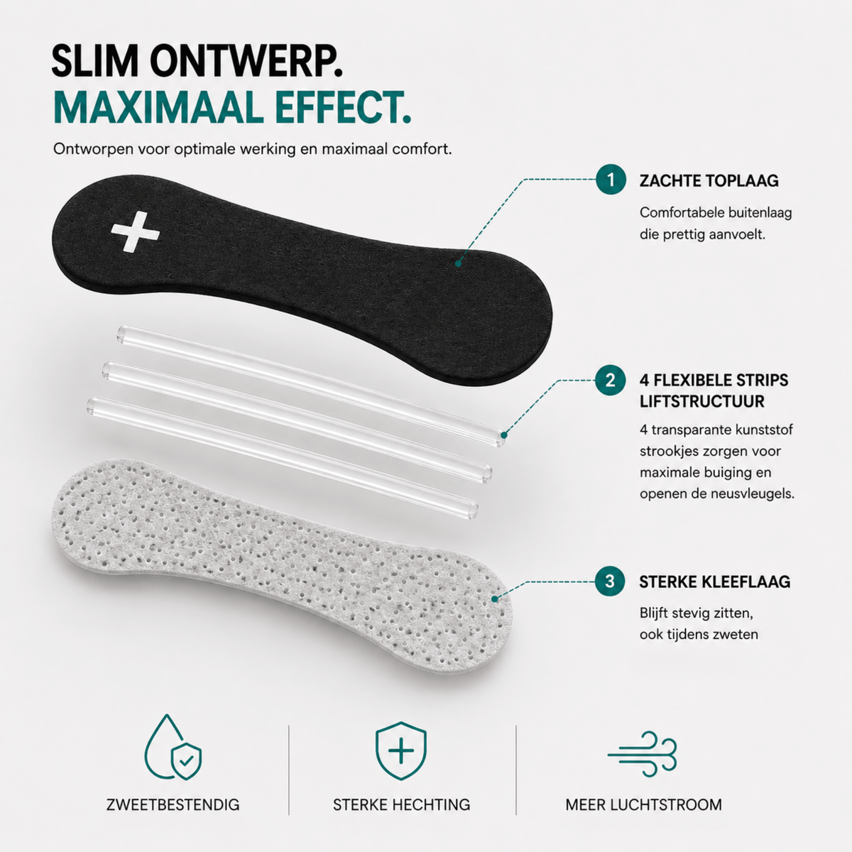 Neusstrips - Vrijer Ademen & Dieper Slapen - HRSTL+