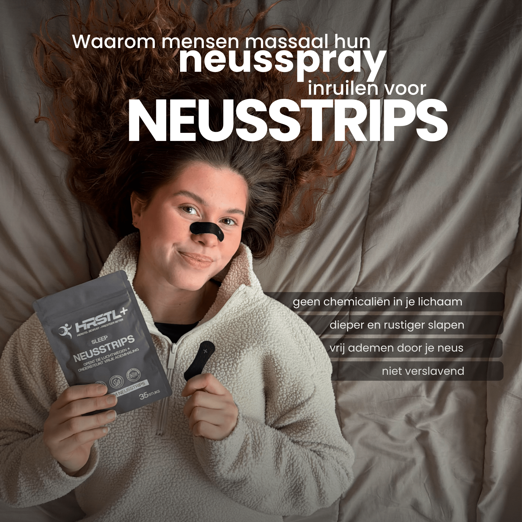Neusstrips - Vrijer Ademen & Dieper Slapen - HRSTL+