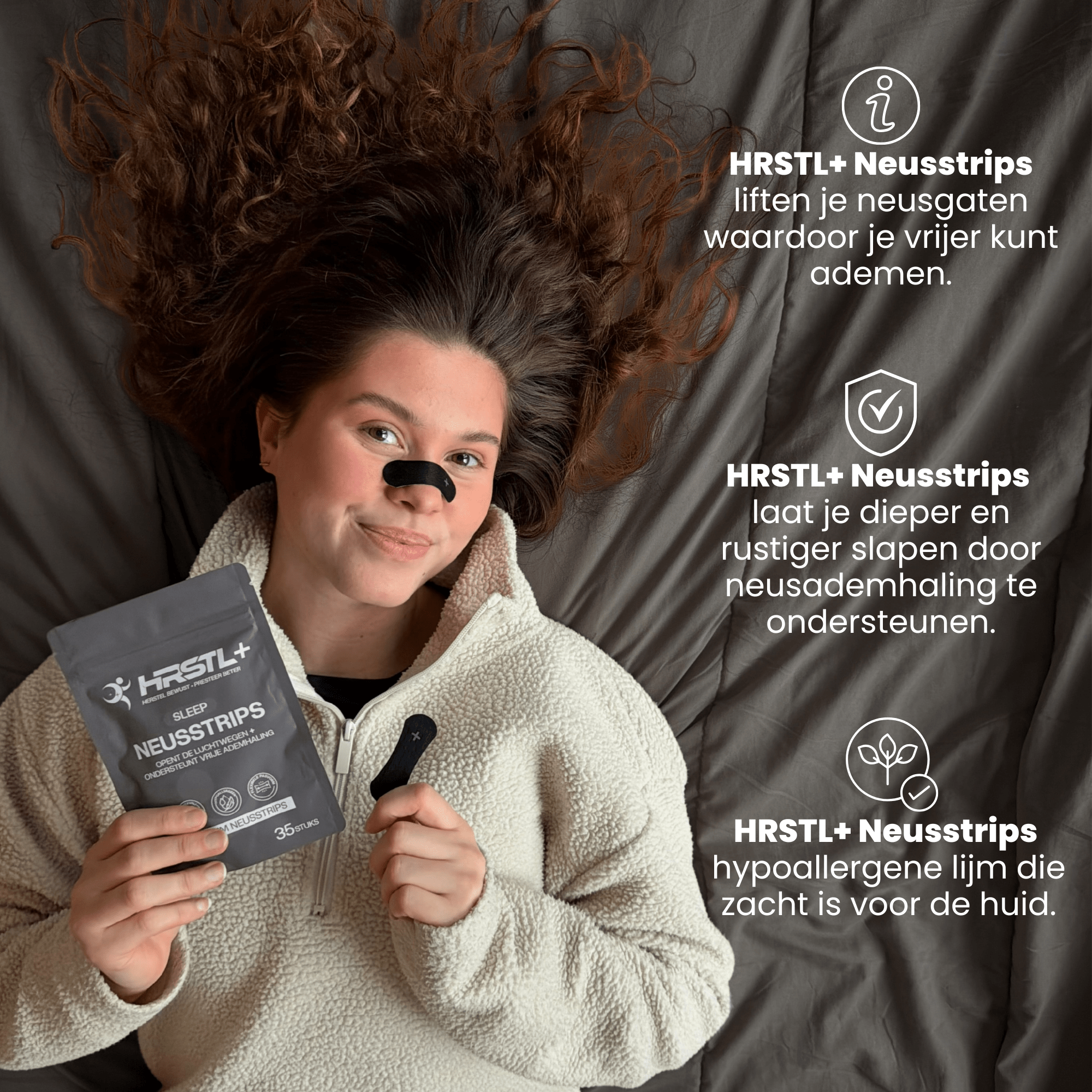Neusstrips - Vrijer Ademen & Dieper Slapen - HRSTL+
